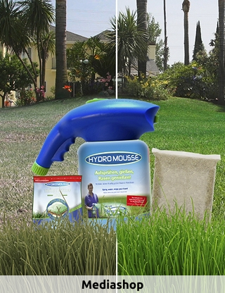 Hydro Mousse, das erste Hydro-Begrünungssystem für den Hausgebrauch