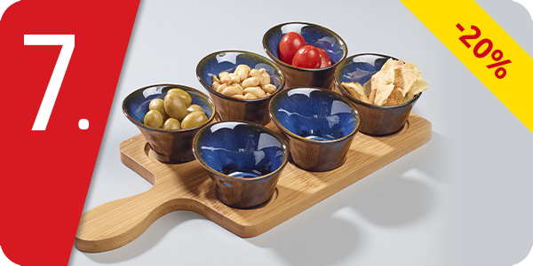 Apero Set Glasur, 7-teilig