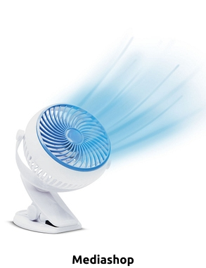 Ventilator «Go Fan», L 15 x B 19 x H 10 cm