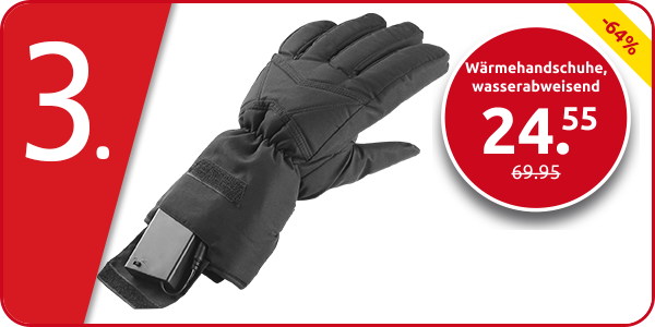 Wärmehandschuhe, wasserabweisend