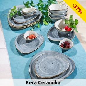 Geschirrservice «Delta» von Kera Ceramika, 16-teilig