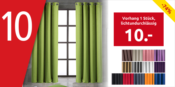 Vorhang 1 Stück, lichtundurchlässig, rosa