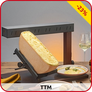 Raclette-Gerät mit abnehmbarem Arm
