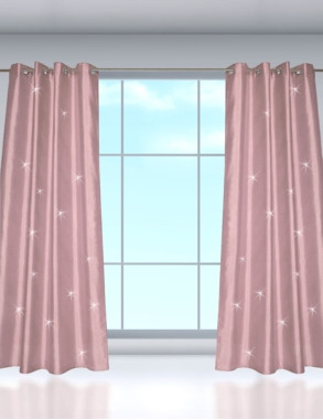 Vorhang «Silk», 140 x 240 cm, 1 Stück, rosa