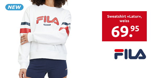 FILA Sweatshirt «Latur», weiss