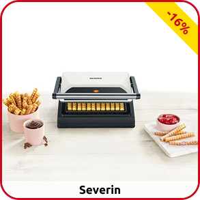 SEVERIN Waffeleisen «Pommes»