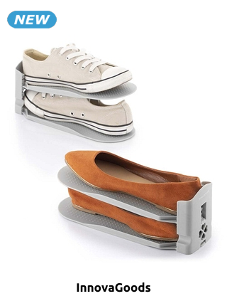 InnovaGoods Schuhablage «Sholzzer», 6er-Set