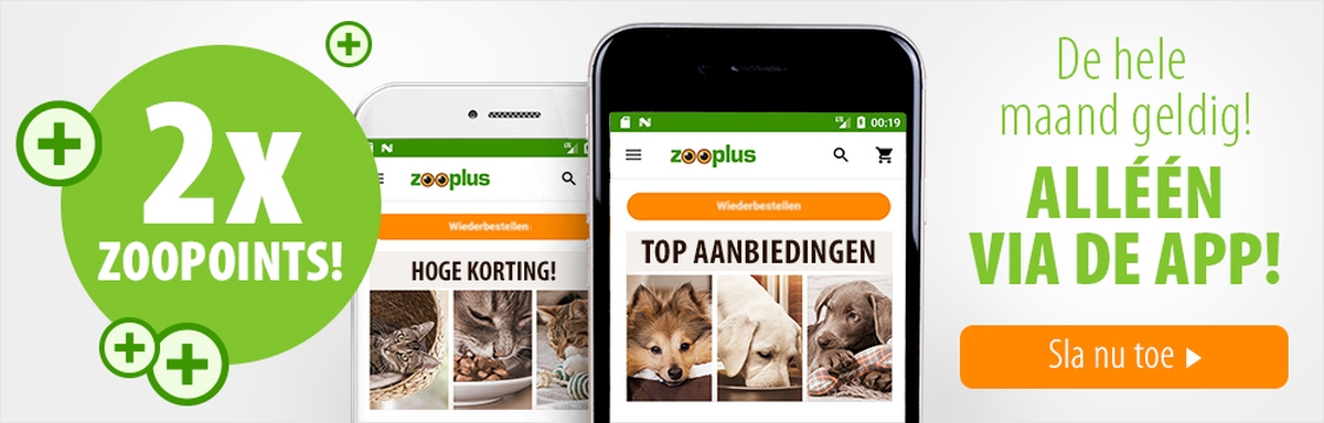 2x zooPoints, alléén in de app!