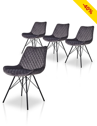 Set 4 Stühle «Mary»