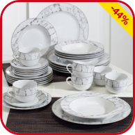 Tafelservice «Marble» für 6 Personen