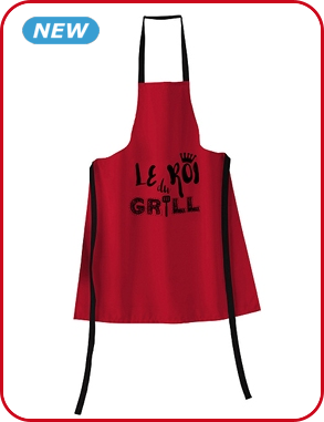 Küchenschürze «King», rot