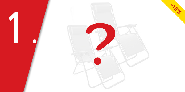 Relax-Stuhl «Charly», 2 Stück,  B 110 x H 65 x T 90 cm, grau