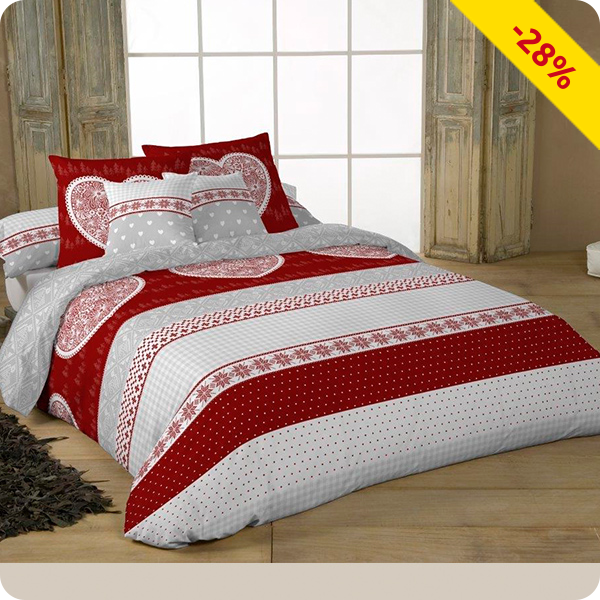 Duvetanzug «Aline» aus Baumwolle, 160 x 210 cm