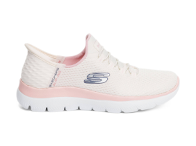 SKECHERS Damen Sneaker cremeweiß rosé