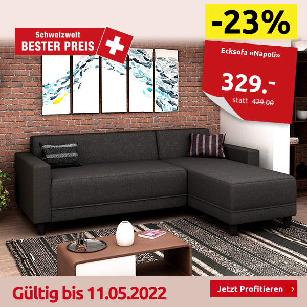 Ecksofa «Napoli», B 197 cm