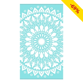 Strandtuch «Mandala», 90 x 180 cm