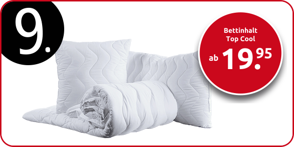Bettinhalt Top Cool, mit thermoregulierendem Effekt