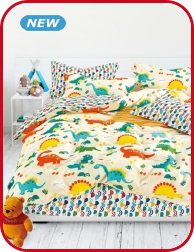 Garnitur «Dino», Duvetanzug 160 x 210 cm + Pfulmenanzug 65 x 100 cm