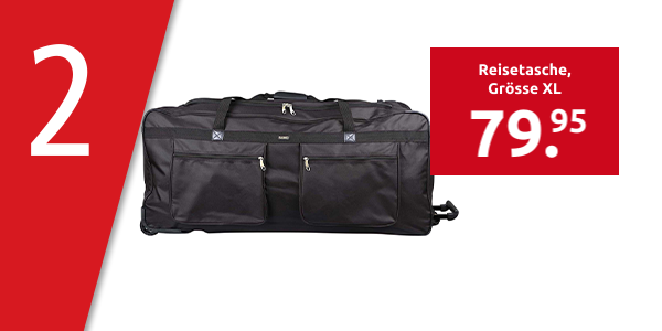 Reisetasche, Grösse XL, 154 l, 96 x 40 x 40 cm