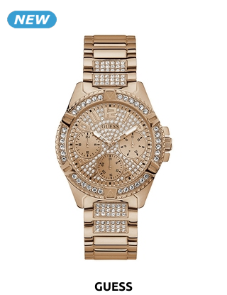GUESS Montre Femme «Fanny», rose doré