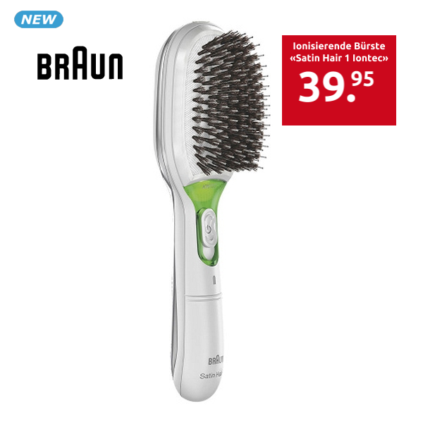 BRAUN Ionisierende Bürste «Satin Hair 1 Iontec»