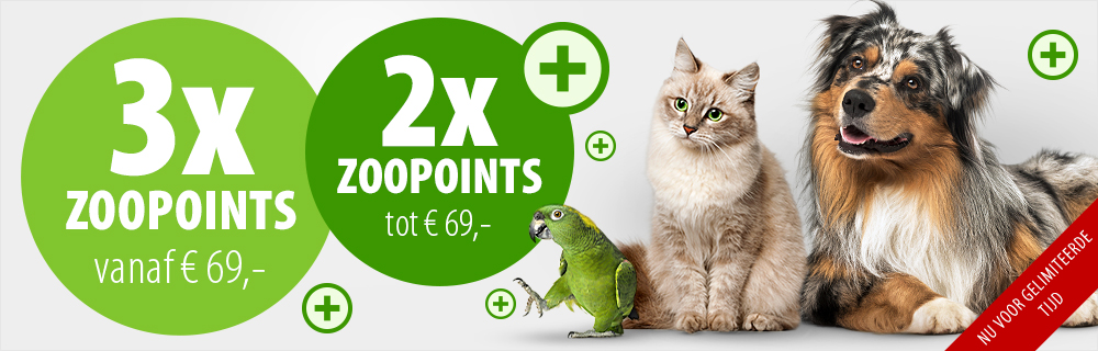 Dubbele zooPoints & 3x zooPoints vanaf € 69,-