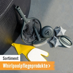 Sortiment Whirlpoolpflegeprodukte