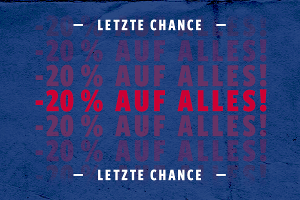 20% AUF ALLES