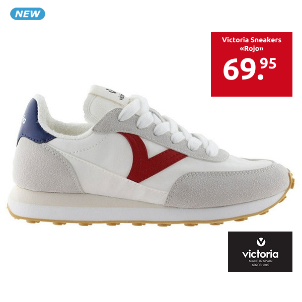 Victoria Sneakers «Rojo», weiss/rot