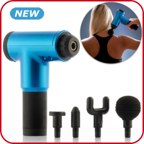 Muskelmassage-Gun blau