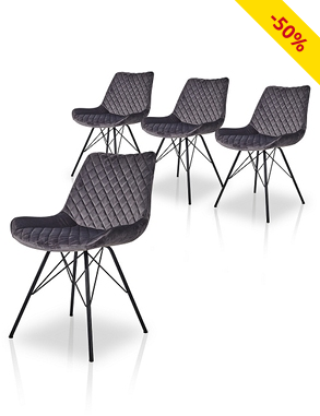 Set 4 Stühle «Mary»