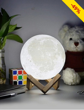 Lampe Mond «Moon Light», 16 Farben, Ø 10 cm