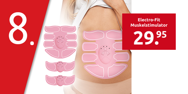 Electro-Fit Muskelstimulator, mit 6 Trainingsmodi