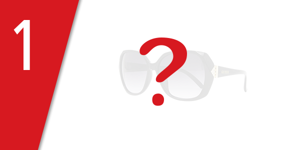 Guess Damensonnenbrillen, goldfarbenes Dekor, schwarz