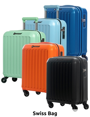 Swiss Bag Koffer «Trolley Cabine Easyjet», H 36 cm, 32 l, light, hellblau