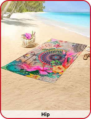 Strandtuch «Maelly», 100 x 180 cm