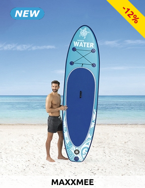 Paddelbrett SUP «Passion Water», L 300 cm, blau