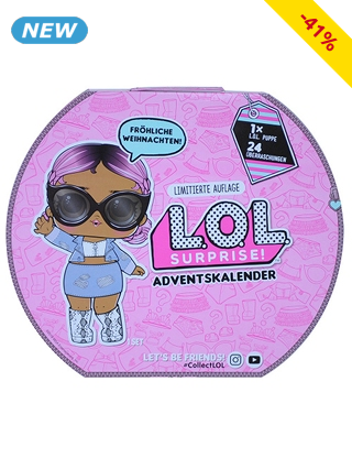 Adventskalender «L.O.L», 1 Puppe und 24 Accessoires