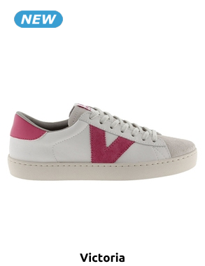 Victoria Sneakers «Fresa», weiss/rosa