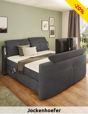 Boxspringbett «Play», 180 x 200 cm, LED & USB-Anschluss