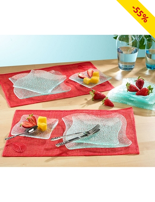 Tellerset «Oceana», 18-teilig