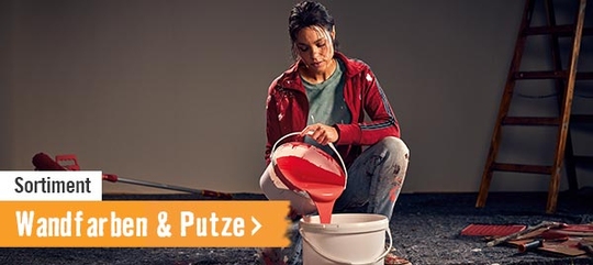 Wandfarben und Putze im HORNBACH Onlineshop