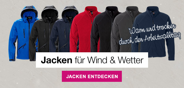 Jacken für Wind & Wetter