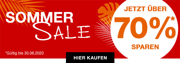 SOMMER SALE - JETZT ÜBER 70% SPAREN!