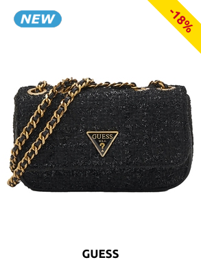 GUESS Tasche aus Wolle «Cessily», schwarz