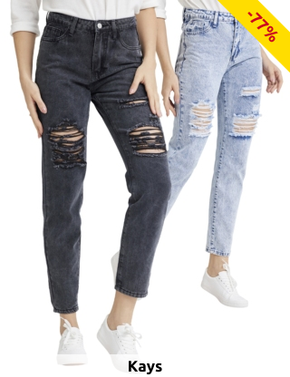 Jeans loose fit «Rebel», hellblau