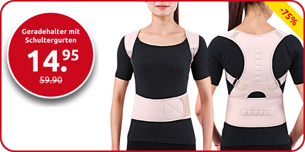 Geradehalter mit Schultergurten, beige