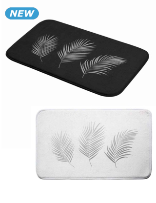 Badteppich «Orbella», 45 x 75 cm, schwarz