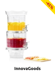 Innovagoods Doppel-Getränke-Spender, mit Eiskübel, 7 l