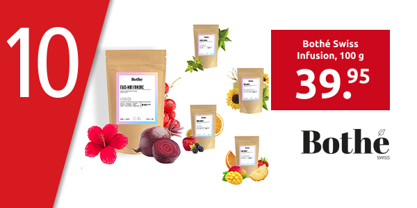 Bothé Swiss Infusion «Fais-moi fondre», Hibiskus/Rosinen/Rote Beete, 100 g